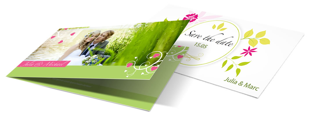 Alle Karten sind in drei verschiedenen Papiersorten erhältlich: Classic, Sturkturiert, Perlmutt