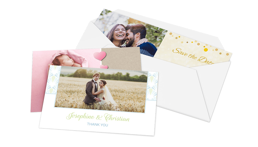 Beeindrucken Sie mit selbstgestalteten Karten